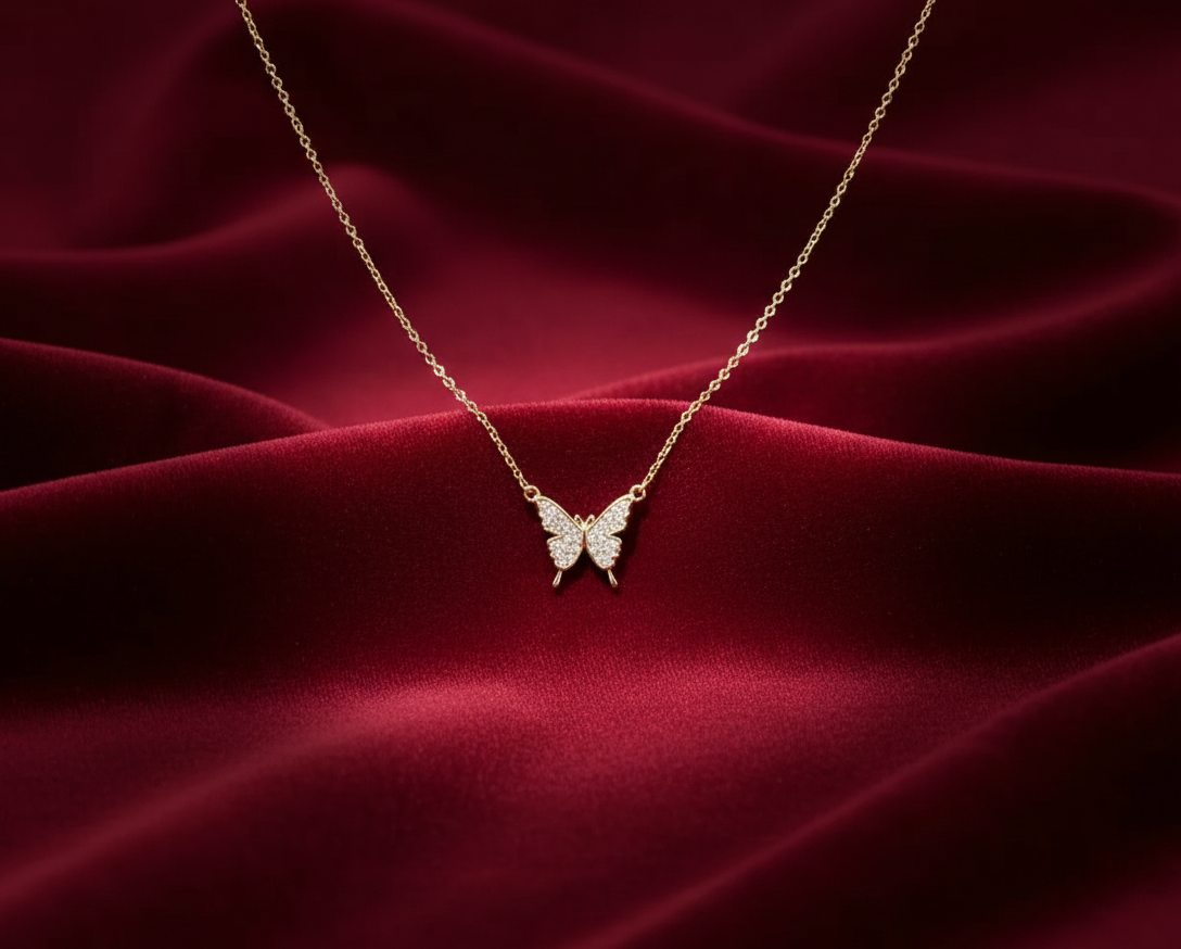 Elegant Butterfly Necklace